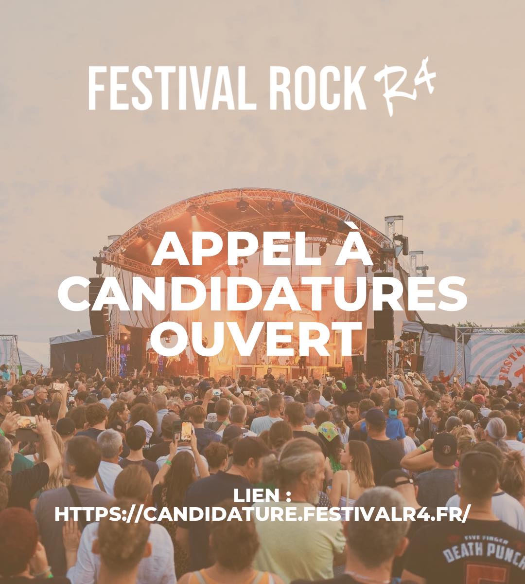 Festival Rock R4 - Appel à Candidature 2024