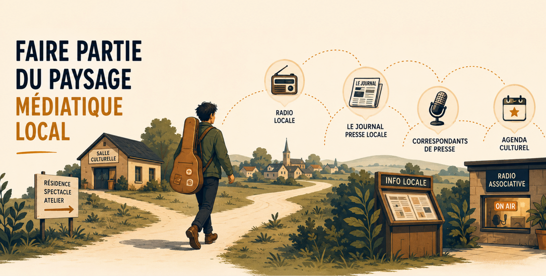 Faire partie du paysage médiatique local