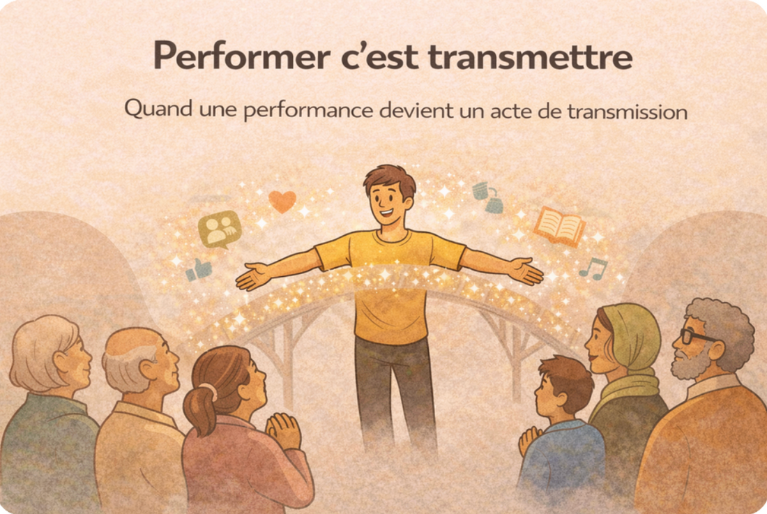 Performer c’est transmettre