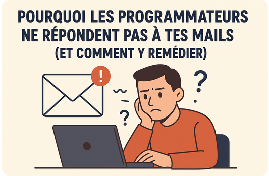 Pourquoi les programmateurs ne répondent pas à tes mails (et comment y remédier)