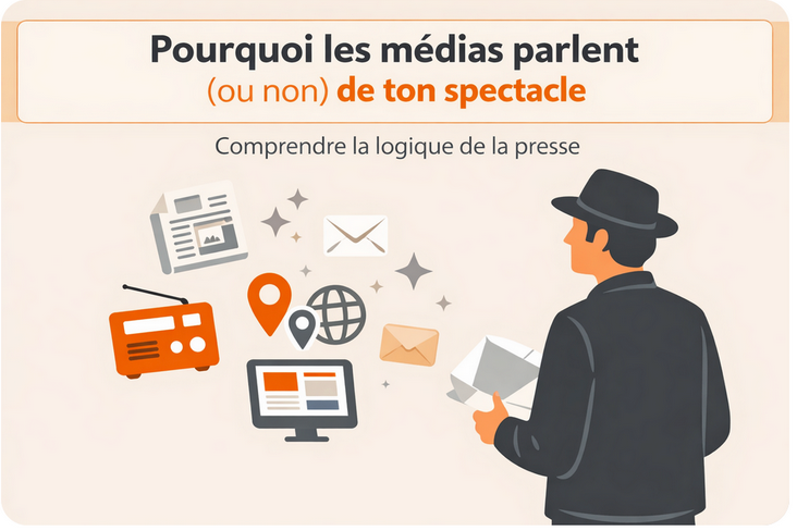 Pourquoi les médias parlent (ou non) de ton spectacle