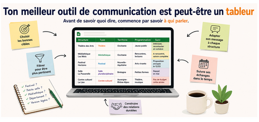 Ton meilleur outil de communication est peut-être un tableur