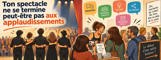 Ton spectacle ne se termine peut-être pas aux applaudissements
