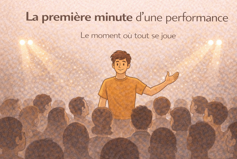 La première minute d’une performance