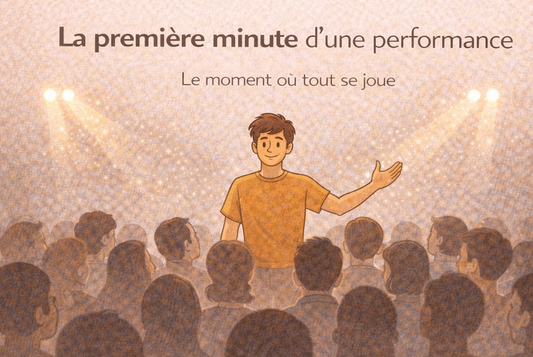 La première minute d’une performance